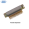 Pickering_50路D-Sub连接器，90°转角