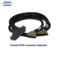 Pickering_线缆100路公头Micro-D to 2x50路母头Ribbon连接器, 2米