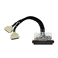 VPC,540111020103,Cable Assembly, Receiver, TriPaddle, 20”, 2 50-Pin Female D-Subs