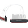 VPC,540198010211,Cable Assembly, Receiver, Mini Power/TriPaddle, 36”, 7-Pin DIN and 4 Banana Plugs