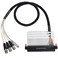 VPC,540161010111,Cable Assembly, Receiver, TriPaddle & Mini Coax, 20”, 6-Pin Mini DIN and 3 BN Plugs